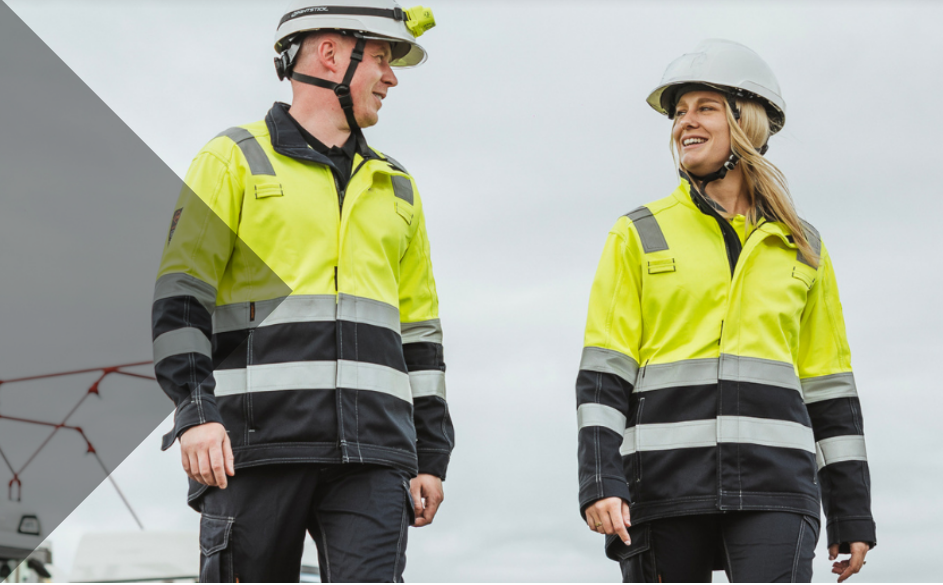 Hazchem Safety workwear professionals in hi-vis jackets and hard hats